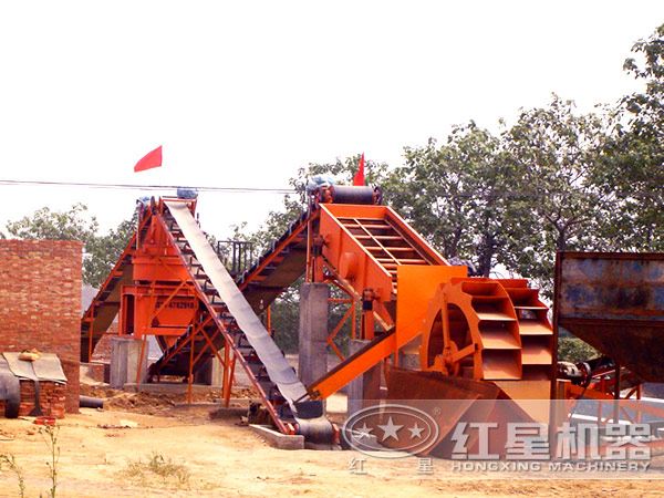 制砂生產(chǎn)線現(xiàn)場