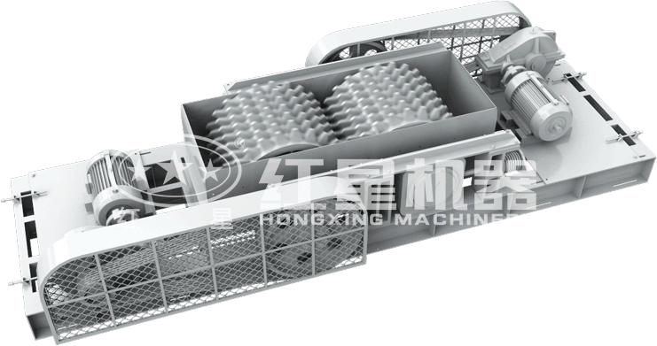 對輥式破碎機(jī)工作原理動態(tài)圖