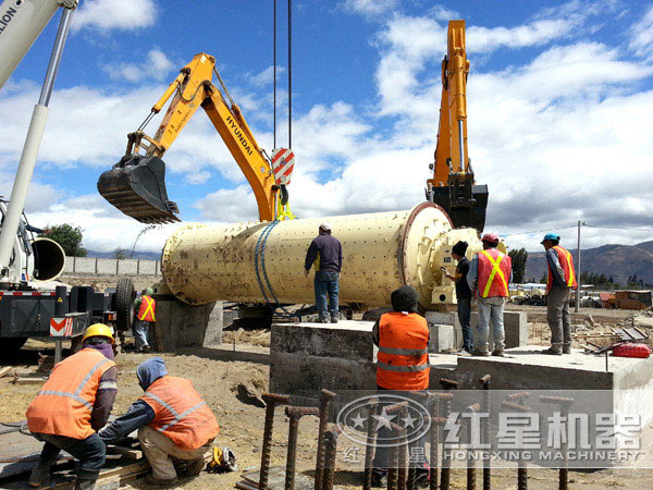 球磨機(jī)生產(chǎn)現(xiàn)場