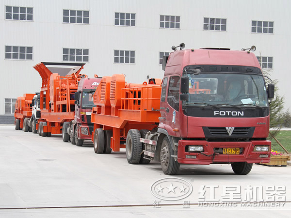 移動(dòng)破石機(jī)發(fā)貨圖片