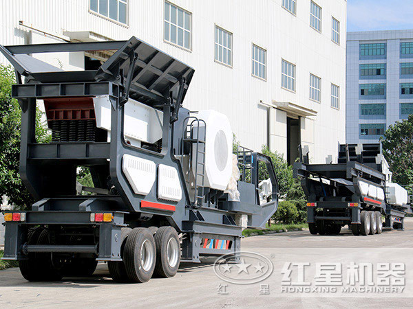 礦渣移動破碎機應用