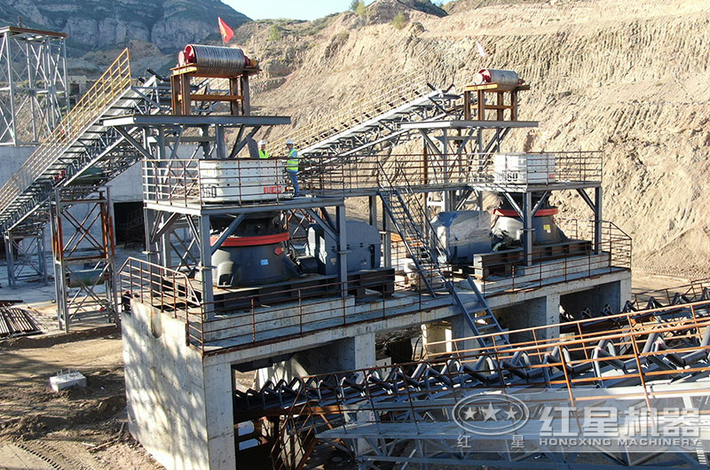 山西河卵石破碎現(xiàn)場(chǎng)