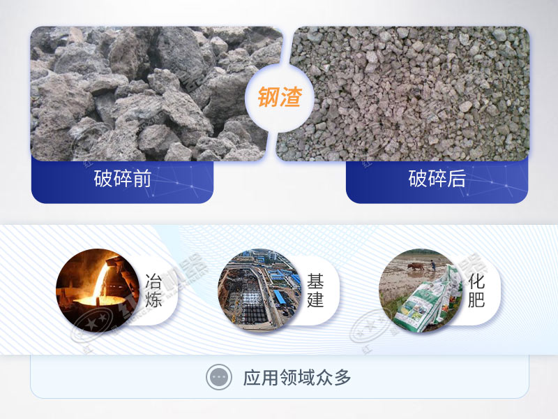 爐渣破碎后應(yīng)用廣泛 爐渣破碎后應(yīng)用廣泛