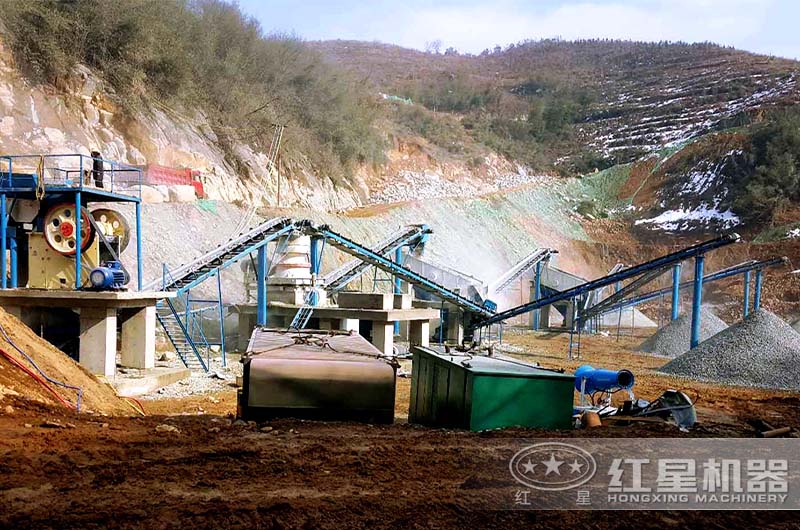 簡約經(jīng)濟型912機砂石料生產(chǎn)線現(xiàn)場 簡約經(jīng)濟型912機砂石料生產(chǎn)線現(xiàn)場