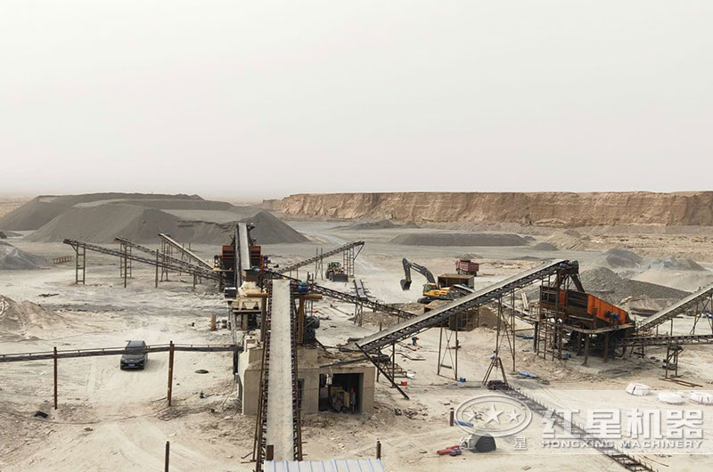 碎石加工生產(chǎn)線客戶(hù)現(xiàn)場(chǎng)