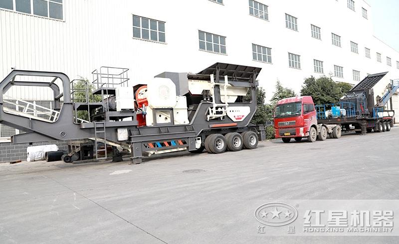 流動(dòng)大型環(huán)保碎石破碎機(jī)