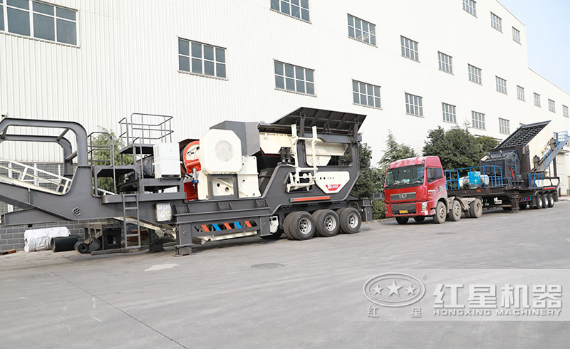 移動式建筑垃圾粉碎機高清實拍圖