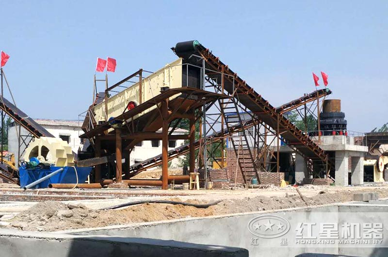 山西客戶機制砂生產線