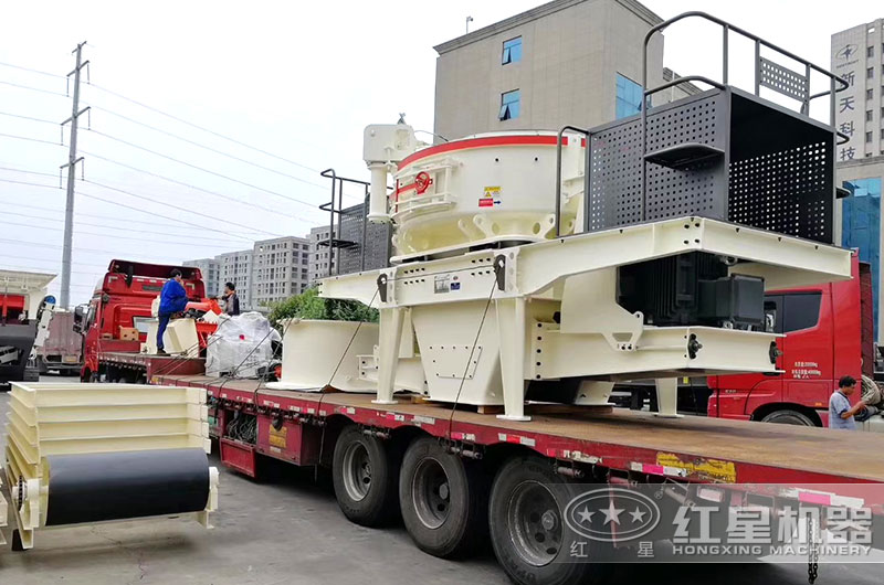 時產(chǎn)200噸造沙機(jī)發(fā)往山東