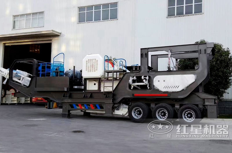 鄂破建筑材料粉碎機(jī)，粗碎+除鐵+給料