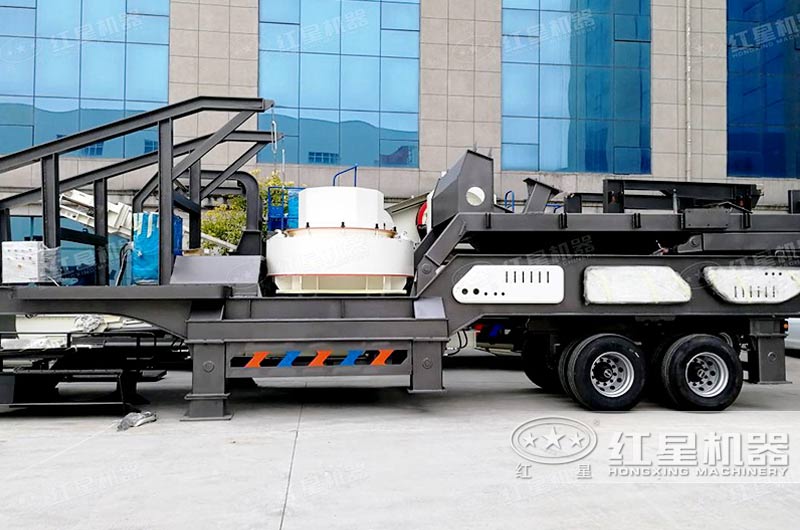 沖擊破移動式破碎機(jī)，專業(yè)制砂級配連續(xù)