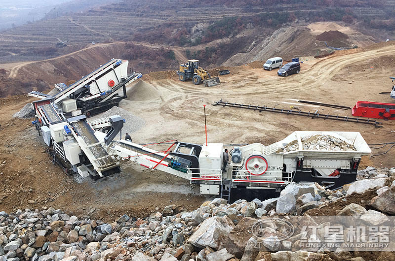 粉碎加工石頭的現(xiàn)場(chǎng)圖片 粉碎加工石頭的現(xiàn)場(chǎng)圖片