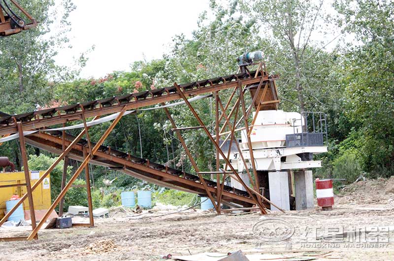 安徽客戶河卵石制砂機生產(chǎn)現(xiàn)場圖 安徽客戶河卵石制砂機生產(chǎn)現(xiàn)場圖
