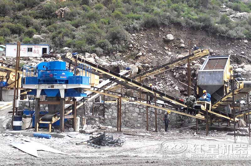 時產30噸大型沙場設備配置現(xiàn)場