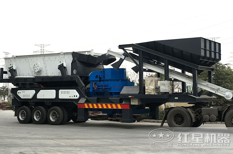 小型流動式石子制砂機(jī)發(fā)往廣東 小型流動式石子制砂機(jī)發(fā)往廣東