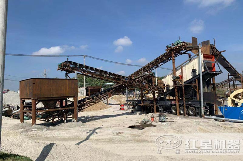 車載一體式移動(dòng)石子粉碎機(jī)綠色環(huán)保 車載一體式移動(dòng)石子粉碎機(jī)綠色環(huán)保