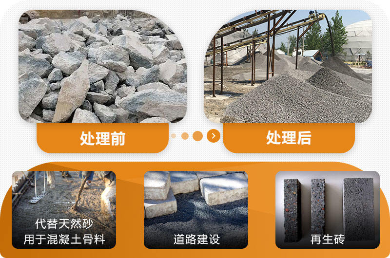 拆除后水泥路面廢料再利用，應(yīng)用范圍廣