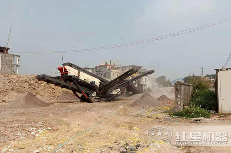 建筑廢料處理現(xiàn)場